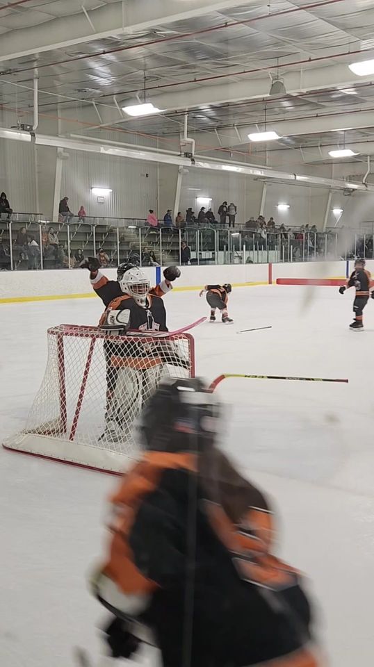 Alberta Native Hockey Provincials U9 Maskwacis Hawks Strongman team. 