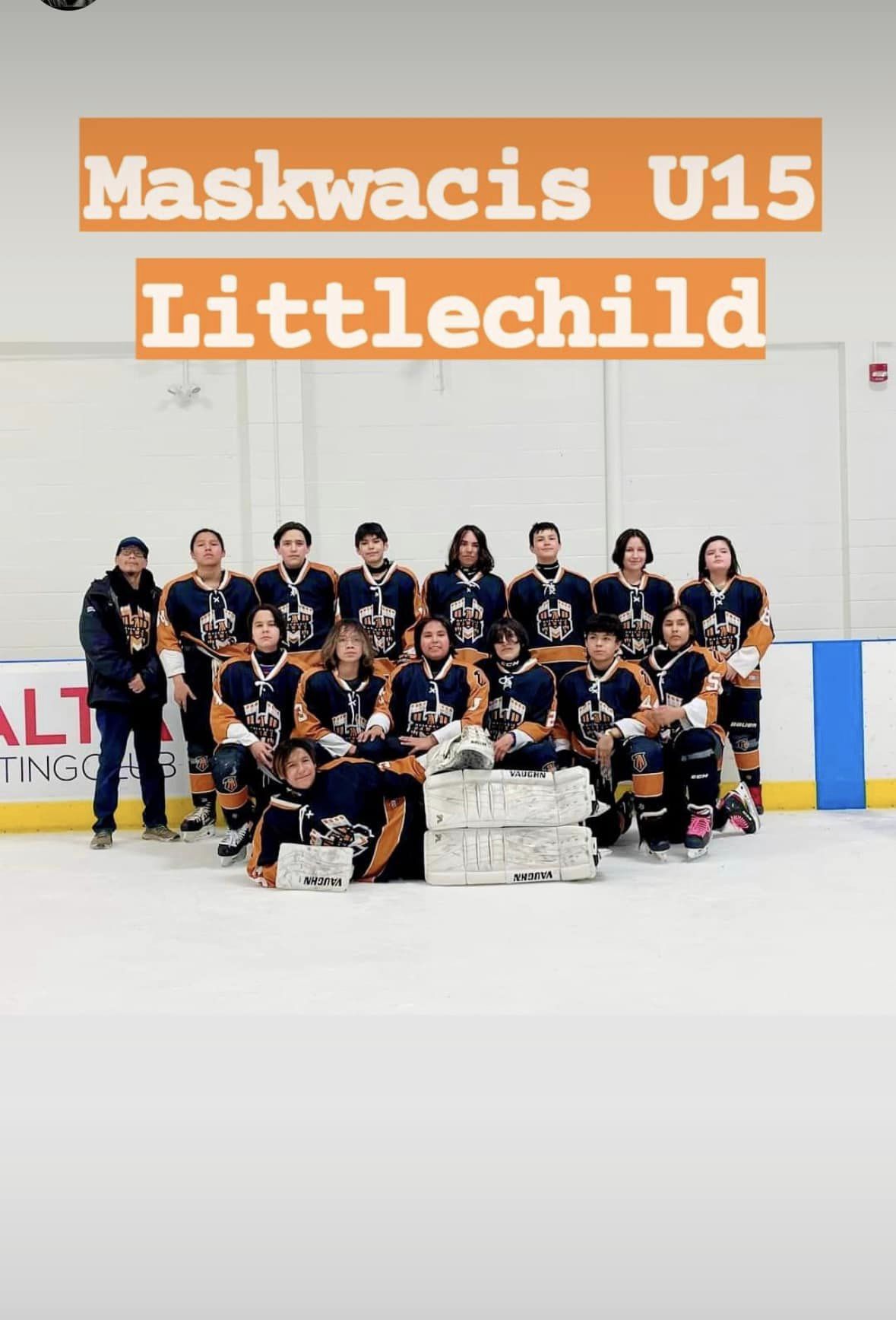 Alberta Treaty Hockey, Calgary AB. Shared photos Ermineskin Cree Nation